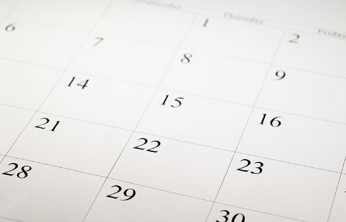 how many days in months (1)
