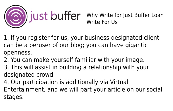 Why Write for Just Buffer – Loan Write For Us