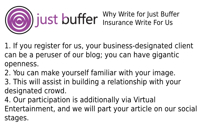 Why Write for Just Buffer – Insurance Write For Us
