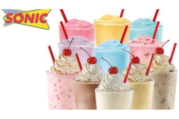 Sonic Half Price Shakes