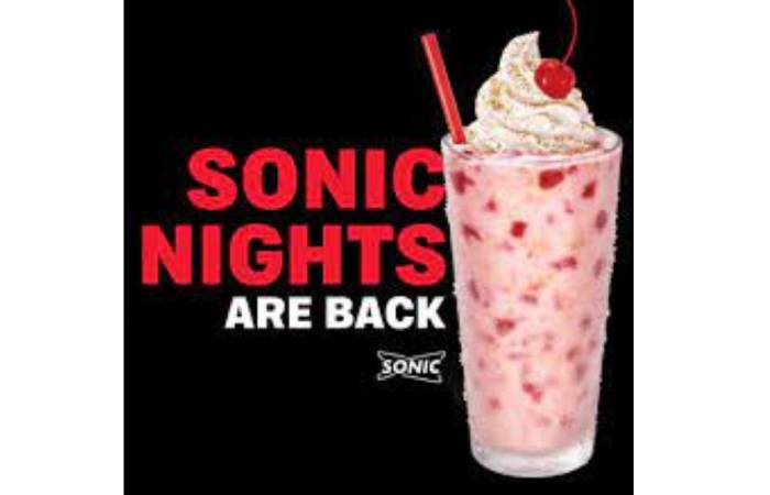 Sonic Half Price Shakes