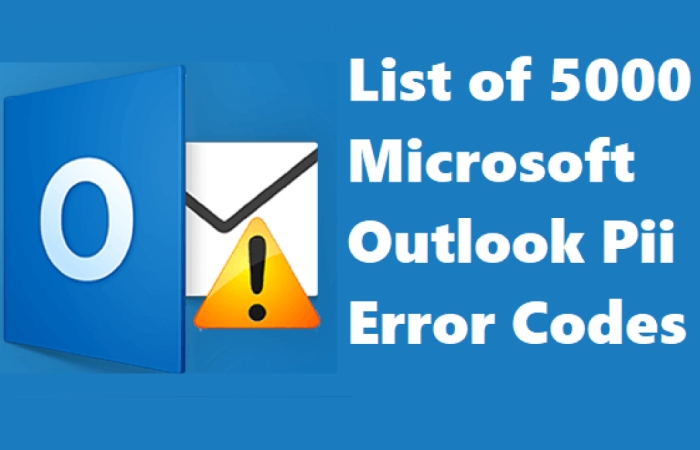 Enlisting the complete list of all pii errors
