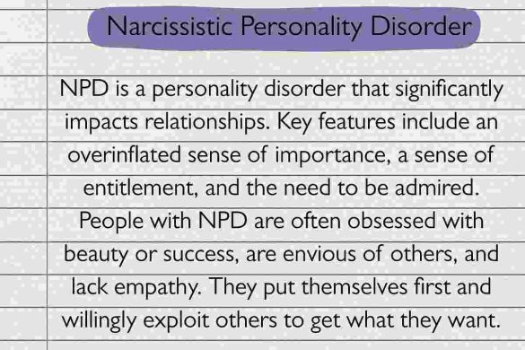 Narcisista Personality Disorder, Symptoms and Causes