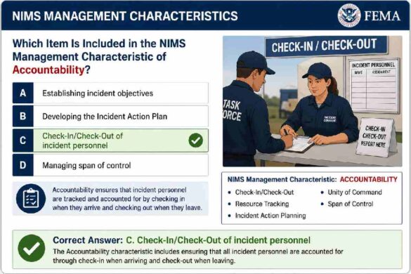 Which Item Is Included in the NIMS Management Characteristic of Accountability_ (2026)